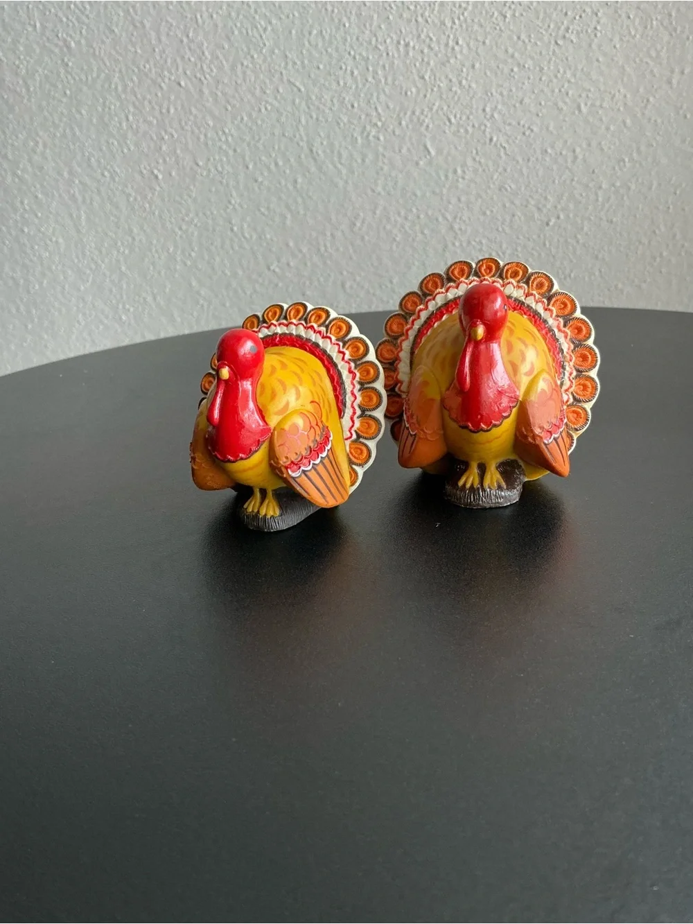 Hallmark Thanksgiving Turkey Figurines Set of 2, 3x2 Fall Décor 🦃🍂
